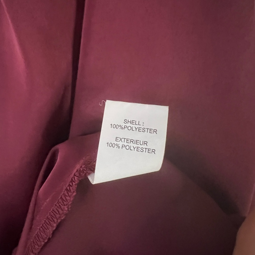 Ramy Brook Burgundy Backless Knot-Front Halter Dress - Picture 9 of 11